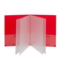 C-Line Products C-Line Products CLI32304 Classroom Connector Multi-Pocket Folders; Red - Box of 15 CLI32304